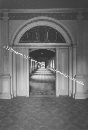 COLLEGE CHAPEL CORRIDOR FROM DOOR